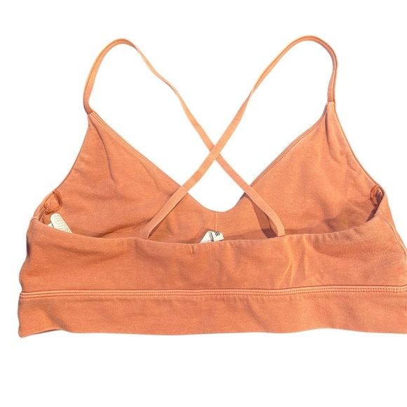 Forever 21 Orange Cross Back Athletic Non-padded bralette size large EUC - Picture 4 of 8